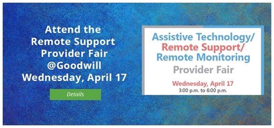 Remote Support Provider Fair April 17